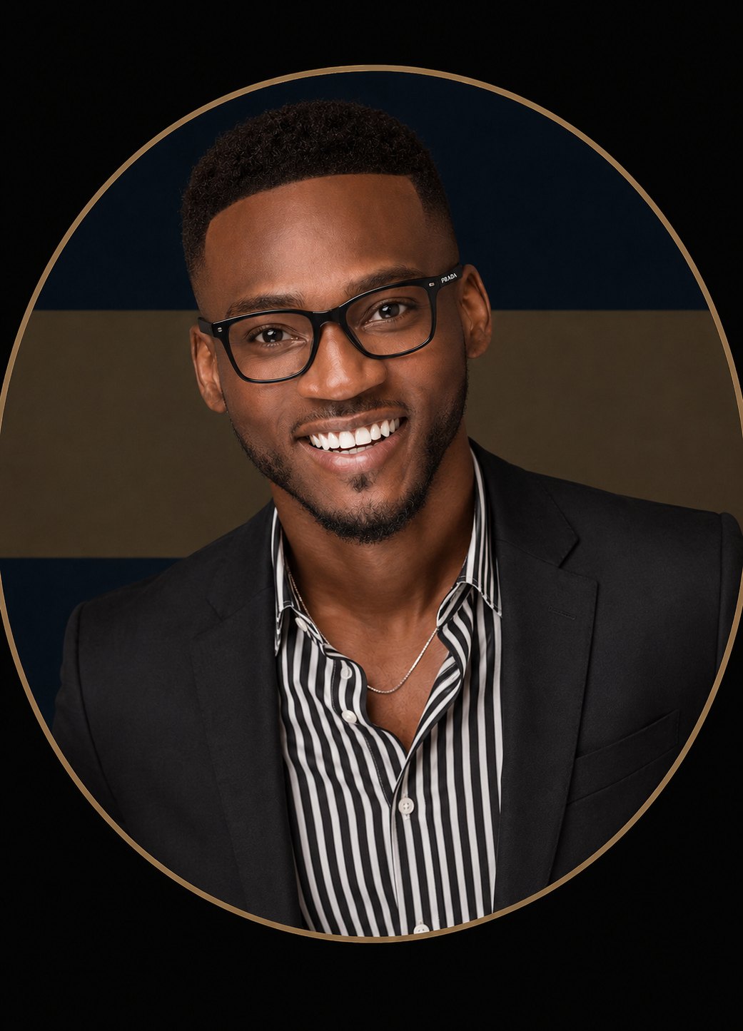 Jody Fulton IV, certified life coach, photographed against a dark background.