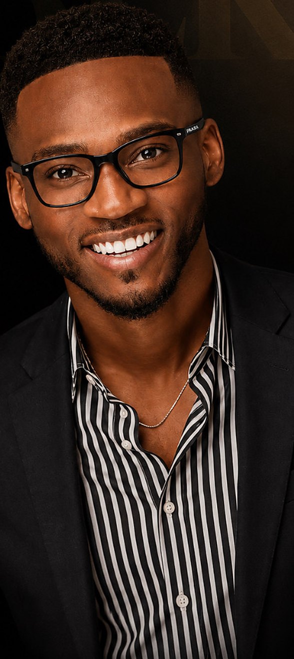 Portrait of Jody Fulton IV in a dark suit and striped shirt.